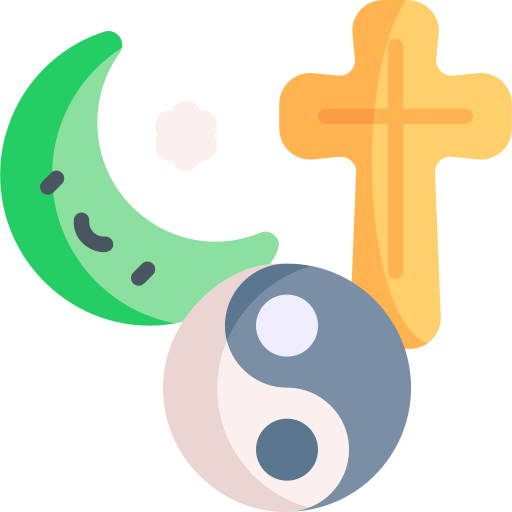 religie Kawaii Flat icoon