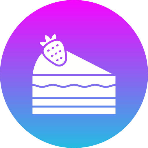 Кусок торта Generic gradient fill иконка