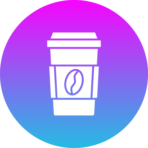 Кофейная чашка Generic gradient fill иконка