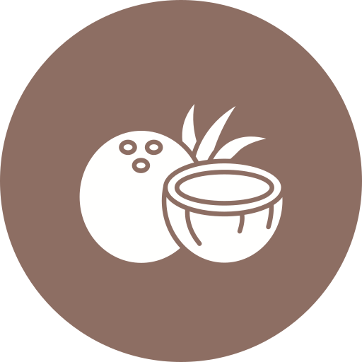 코코넛 Generic color fill icon