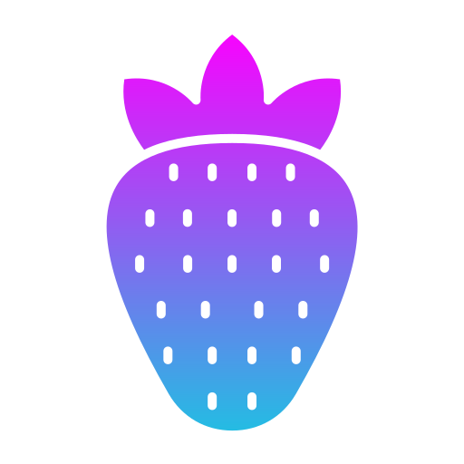 truskawka Generic gradient fill ikona