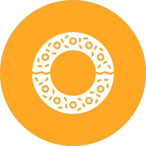 Doughnut Generic color fill icon