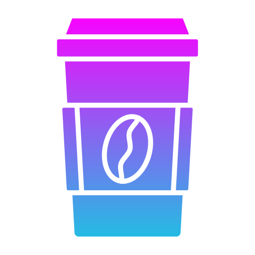 커피 컵 Generic gradient fill icon