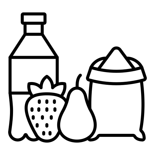 食料品 Generic black outline icon