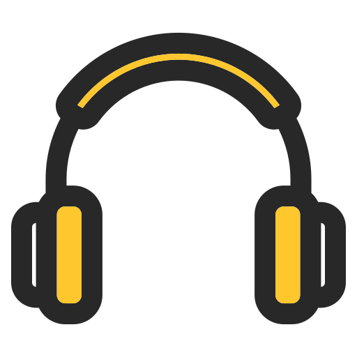słuchawki muzyczne Generic color lineal-color ikona