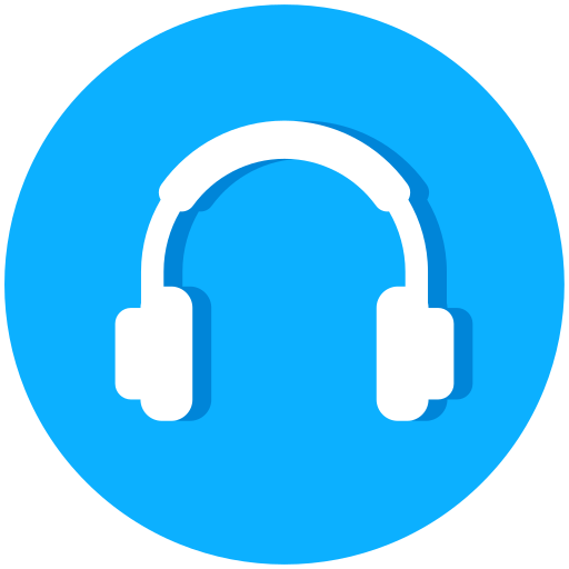 Music headphones Generic color fill icon