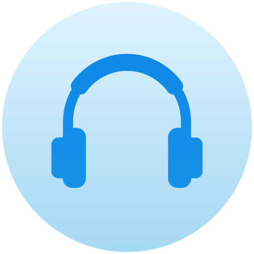 Music headphones Generic gradient fill icon
