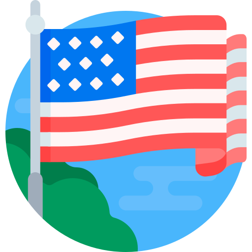 Usa flag Detailed Flat Circular Flat icon
