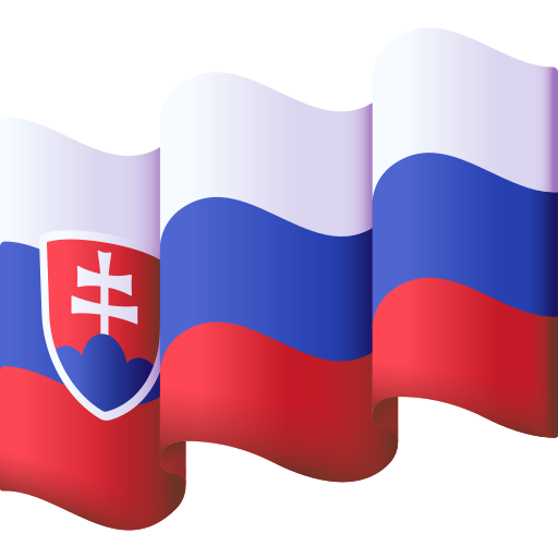 スロバキアの国旗 3D Color icon