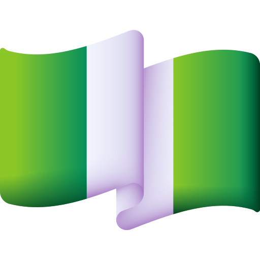 nigeriaanse vlag 3D Color icoon