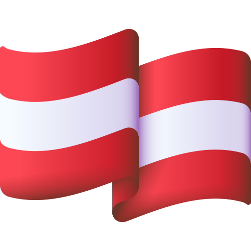 Austria flag 3D Color icon