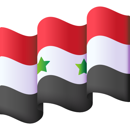 Флаг Сирии 3D Color иконка