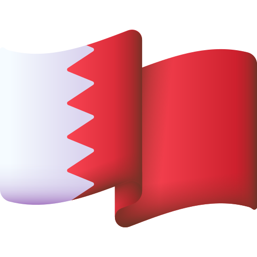 bandiera del bahrein 3D Color icona