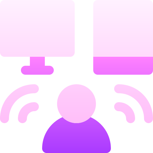 conectar dispositivo Basic Gradient Gradient icono