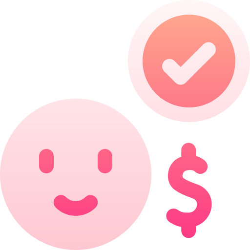 Pay with face Basic Gradient Gradient icon