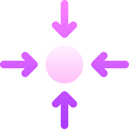 gelijktijdigheid Basic Gradient Gradient icoon