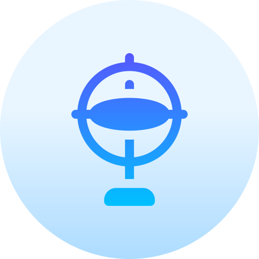 加速度センサー Basic Gradient Circular icon