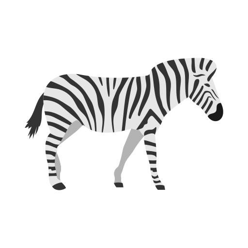 zebra Vector Stall Flat icona