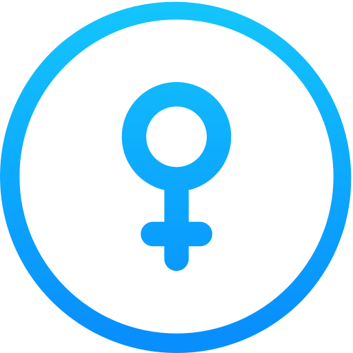 kobiecy symbol Generic gradient fill ikona