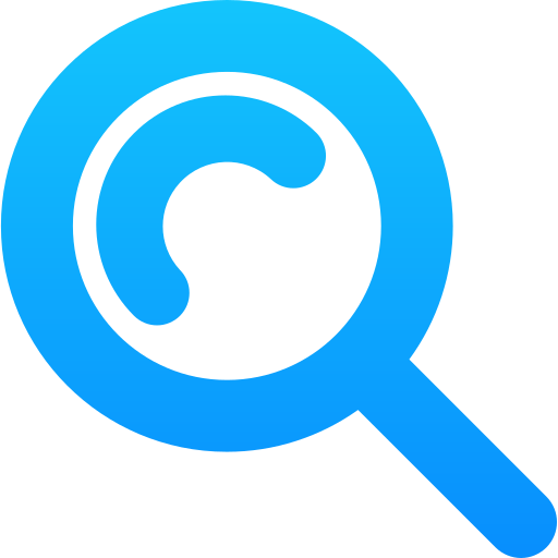 Magnifying glass Generic gradient fill icon