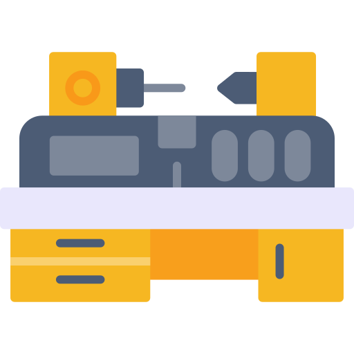 Lathe machine Generic color fill icon