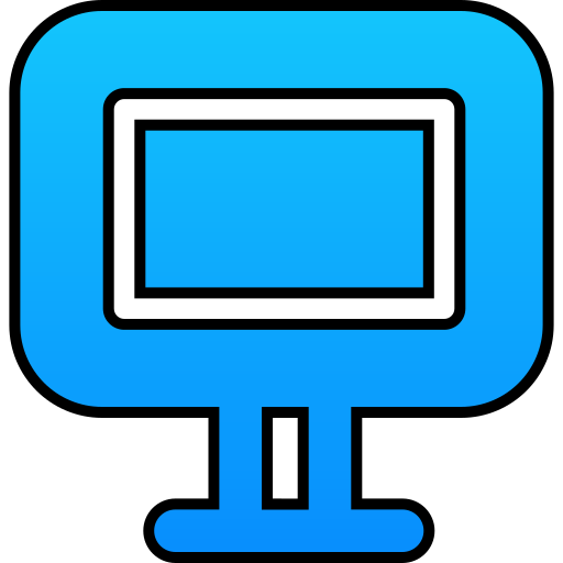 monitor Generic gradient lineal-color icon