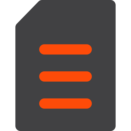 Document Generic color fill icon