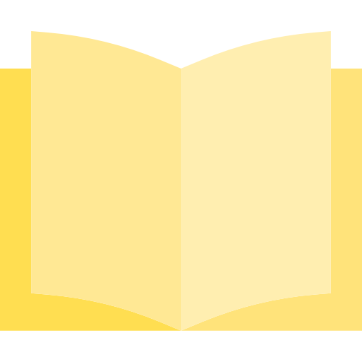 libro abierto srip Flat icono