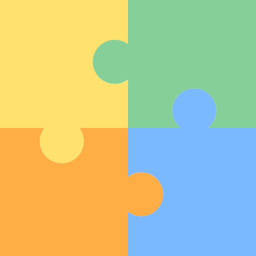 puzzle srip Flat ikona