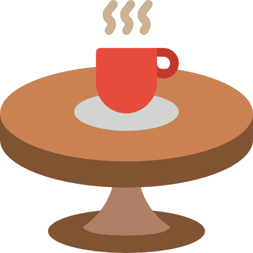 kaffetisch Basic Miscellany Flat icon