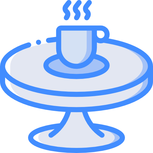 mesa de café Basic Miscellany Blue Ícone