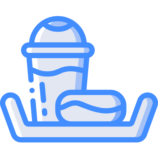 Tray Basic Miscellany Blue icon
