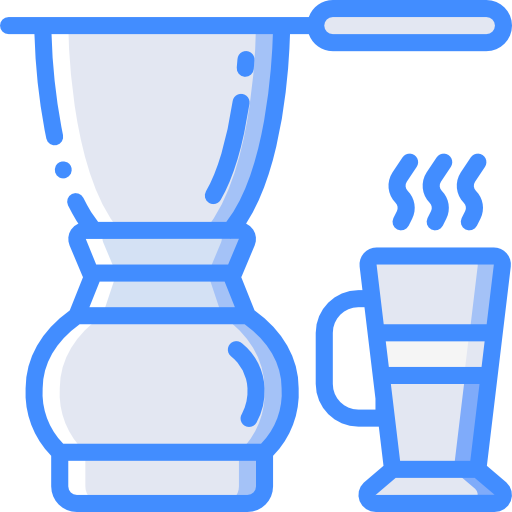 Coffee pot Basic Miscellany Blue icon