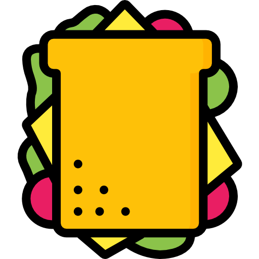 kanapka Basic Miscellany Lineal Color ikona