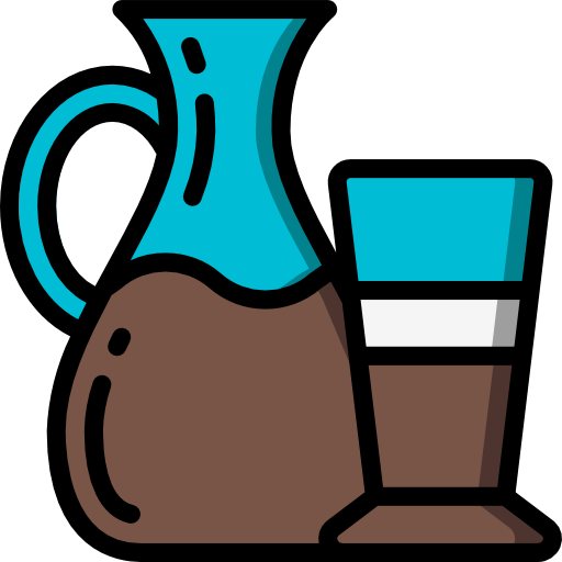 Jug Basic Miscellany Lineal Color icon