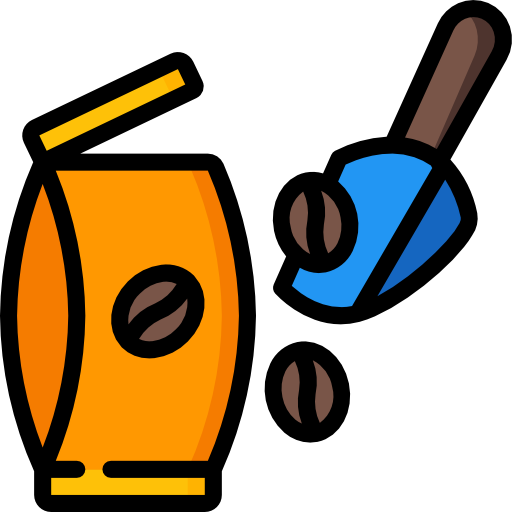 커피 콩 Basic Miscellany Lineal Color icon