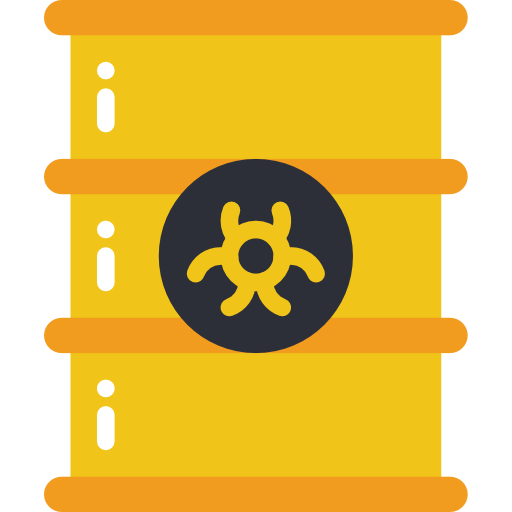 radioactividad Basic Miscellany Flat icono