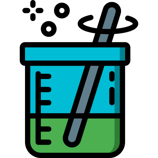 Beaker Basic Miscellany Lineal Color icon
