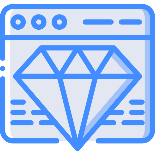 ウェブデザイン Basic Miscellany Blue icon