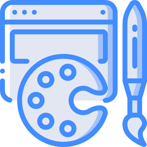 ウェブデザイン Basic Miscellany Blue icon