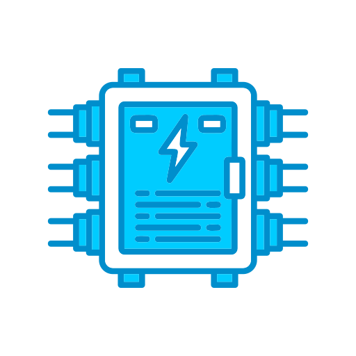 panel elektryczny Generic color lineal-color ikona