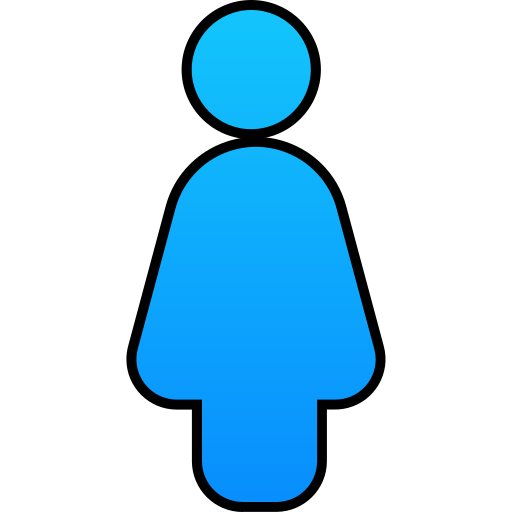 女性 Generic gradient lineal-color icon