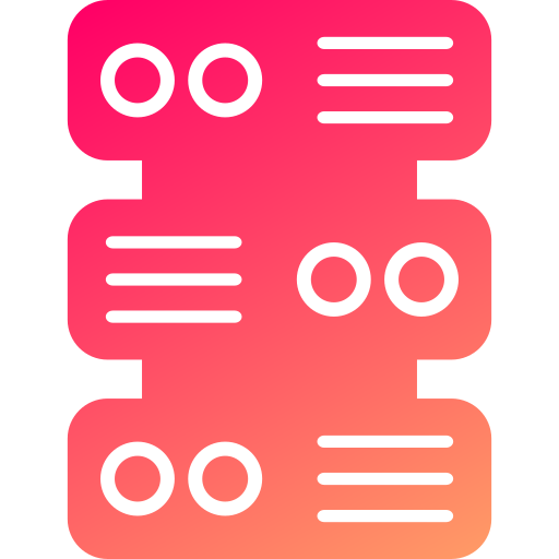 Data Generic gradient fill icon