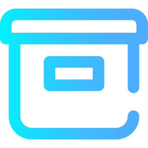 Box Super Basic Omission Gradient icon