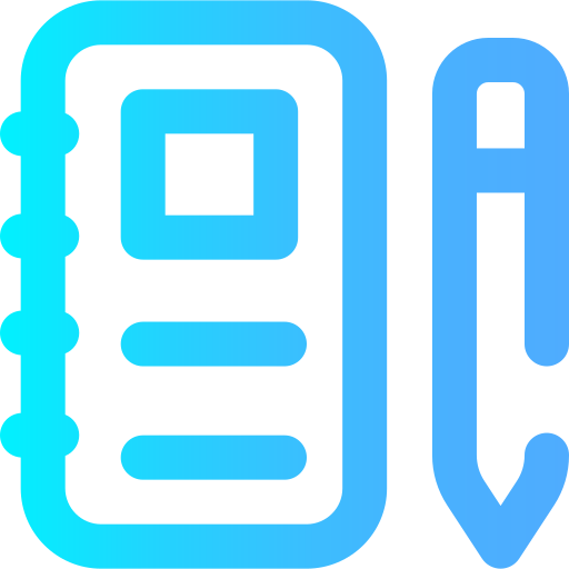 bloc-notes Super Basic Omission Gradient Icône