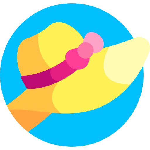 日よけ帽 Detailed Flat Circular Flat icon