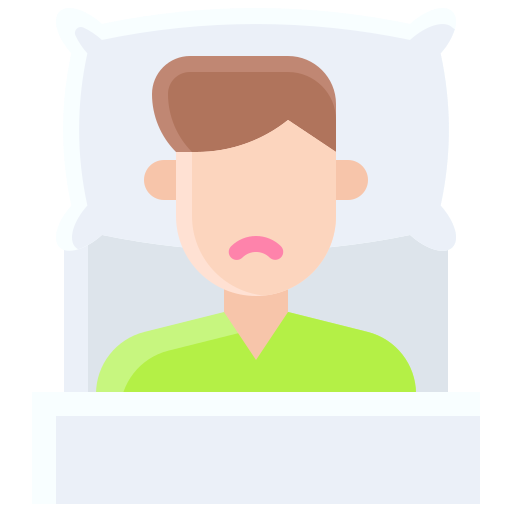 Sleep disorder Generic color fill icon