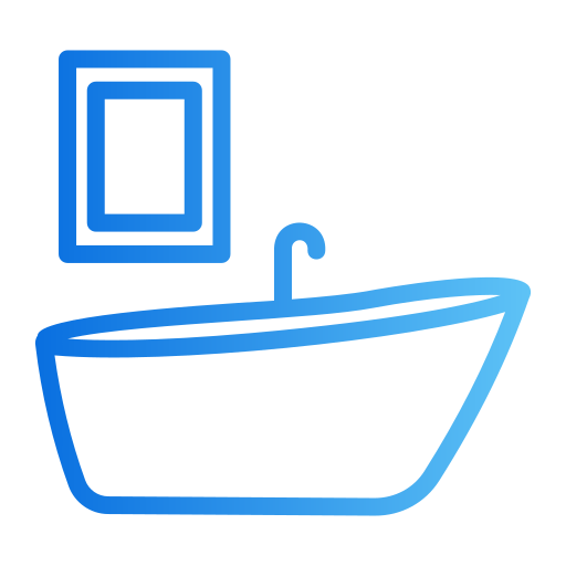 bañera Generic gradient outline icono