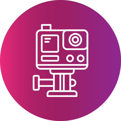 Action camera Generic gradient fill icon