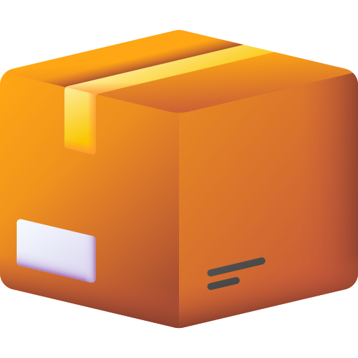 Коробка доставки 3D Color иконка